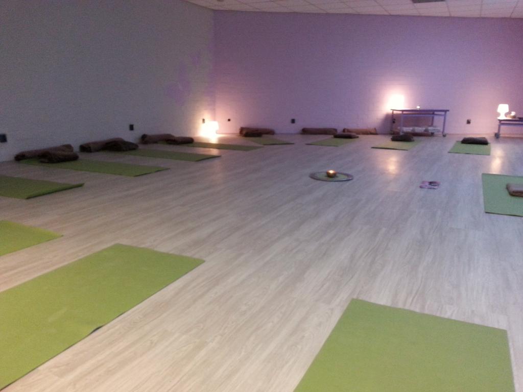 impressie yogaruimte