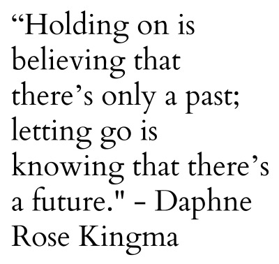 Holding on